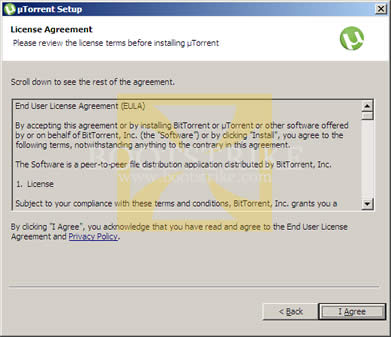 utorrent license agreement