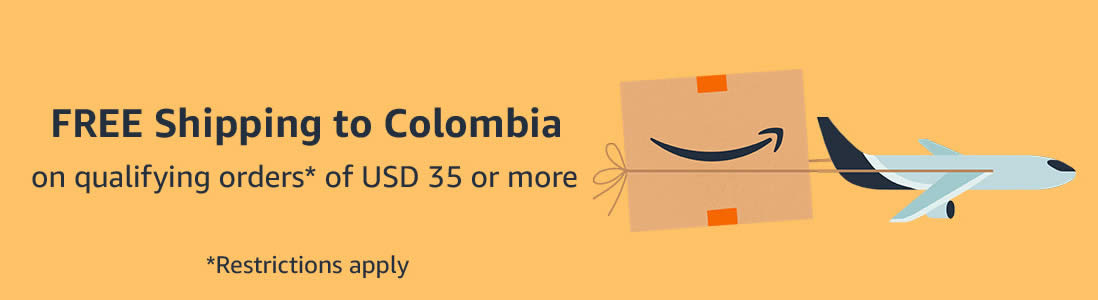 Free International Shipping to Colombia