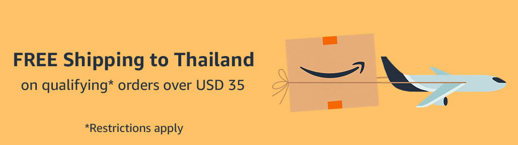 Free International Shipping to Thailand