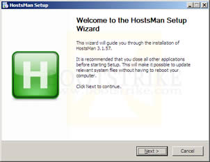 HostsMan Setup Wizard