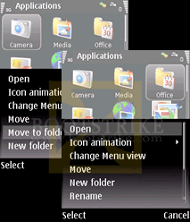 Where did the Move To Folder option go to?