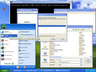 Windows XP Desktop Screenshot (Click to view full 158KB)