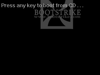 Press any key to boot from CD...