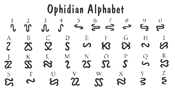 Ophidian Alphabet